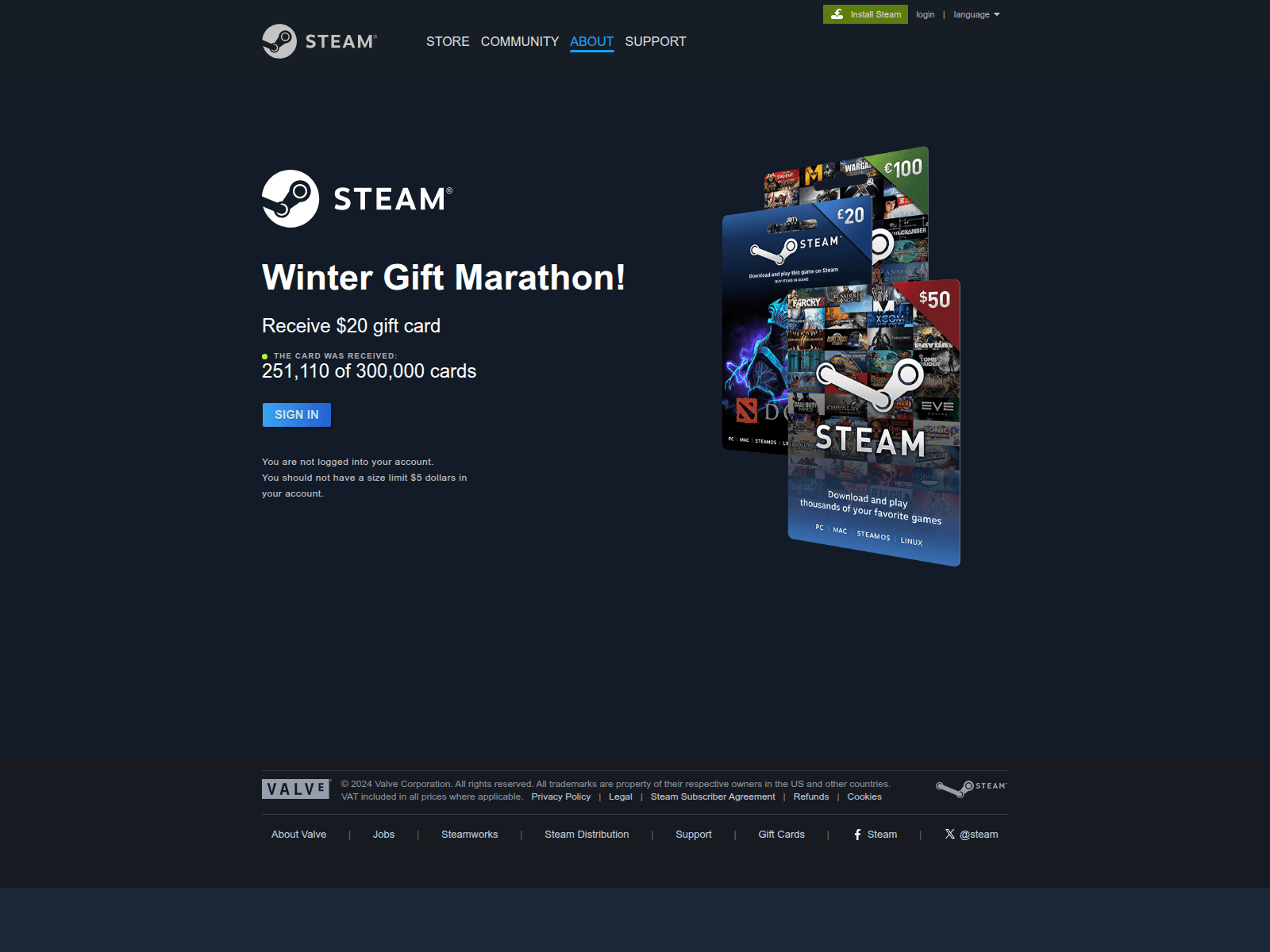 Minor text errors reveal the page's fraudulent nature