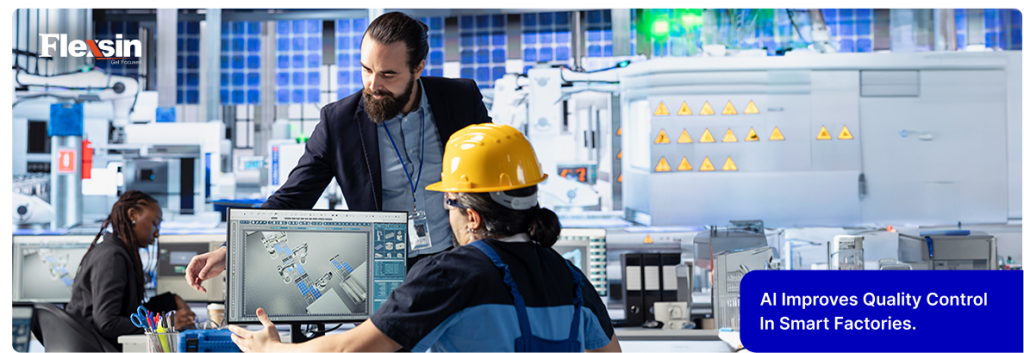 AI in Factory Automation: AI technology streamlining assembly lines and enhancing factory productivity | Flexsin 